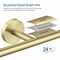 Kibi Circular Double Toilet Paper Holder - Brush Gold. KBA1408BG - alternate 2